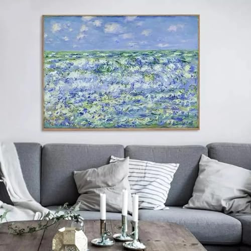 Reproductions de peintures célèbres vertes 40x60cm pour salon