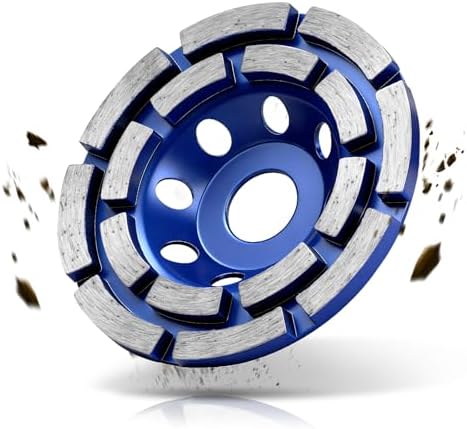 Bild 9 - 3800W Betonschleifer mit Handgriff, Vier Arbeitsmodule Betonfräse mit Schutzhaube, Ø100mm Diamantschleiftopf 6 stufen Drehzahlregelung, 6000 UPM Winkelschleifer Sanierungsfräse Mauerfräse Putzfräse