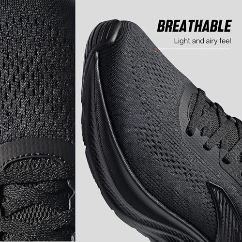 Men’s Running Shoes, Lightweight Cushioned Breathable Sneakers, Comfortable Trainers with Slip Resistant Outsole for Jogging, Walking and Daily Workout2