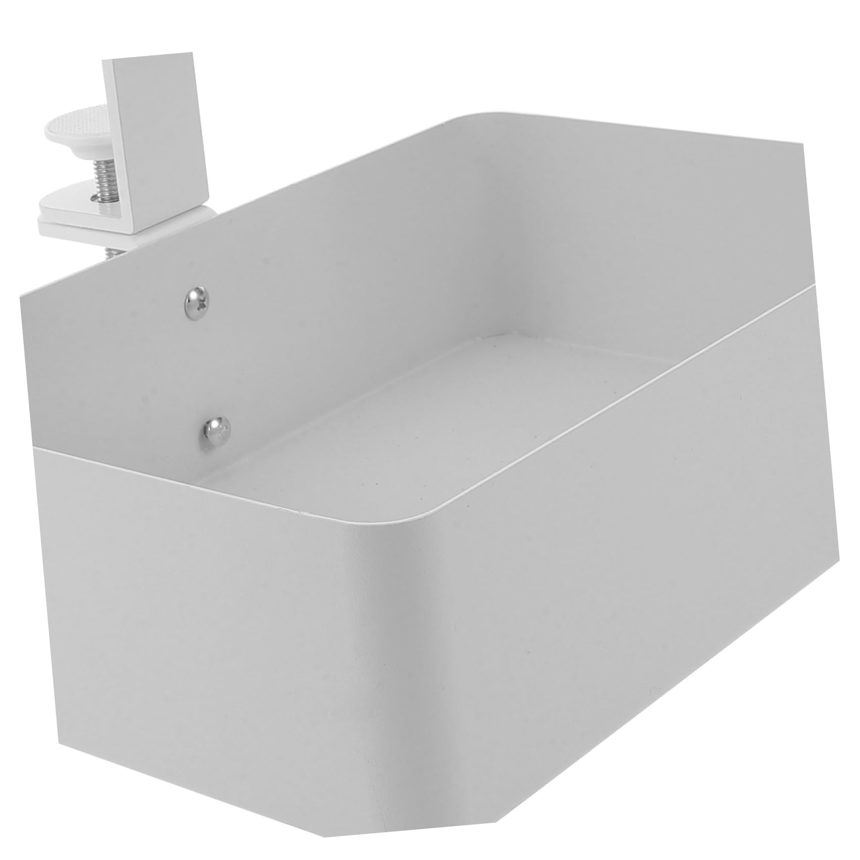 Cestino Portaoggetti in Metallo Sottile per Ripiano Sotto la Scrivania Organizer Contenitore da Cucina e Bagno Cestino Appeso per Piccoli Spazi