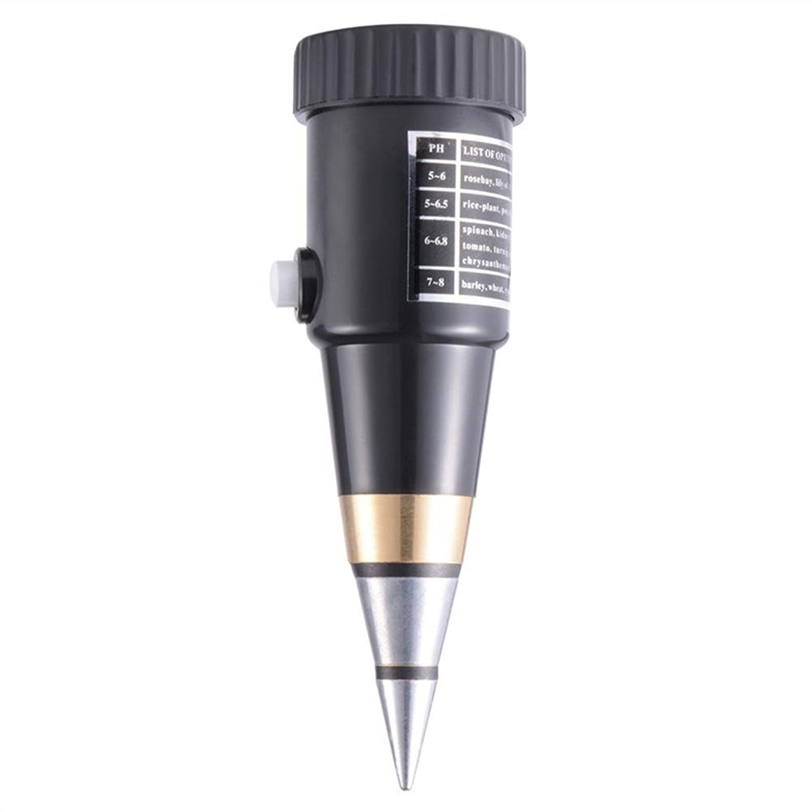 Mmhhhg One Color Moisture Meter, Portable Soil Ph Moisture Meter 1-8 Ph 3-8 Moisture Tester For Garden Plant Flower Crop Hydroponics Analyzer 10-80% Hygrometer