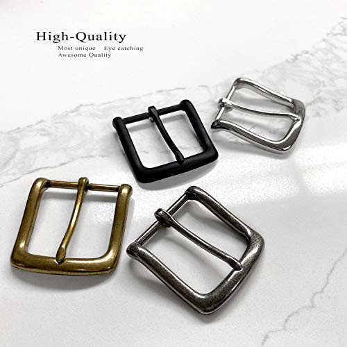 Simple Metal Buckle Single Prong Square Belt Buckle Width 1 1/2" (38 Mm) (Brass) #TOP1