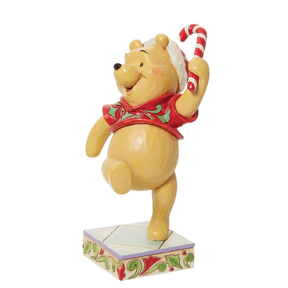 Disney Traditions Christmas Sweetie Winnie Pooh Figurine