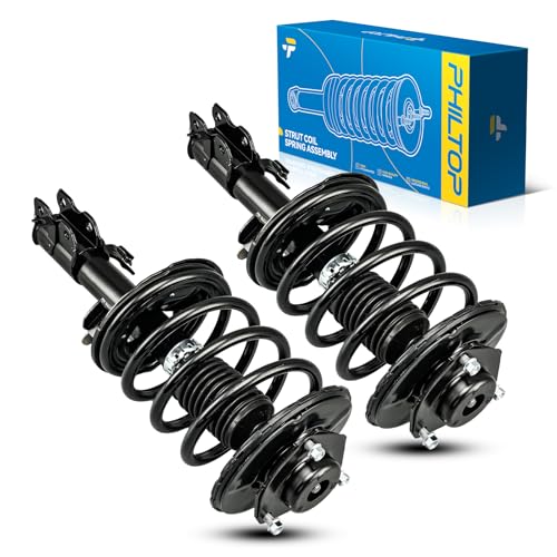 Image of PHILTOP Front Struts Assembly for 2002-2006 Altima 2.5L, 271426 /271427 Complete Struts and Shocks Absorber Assembly,Quick Suspension Loaded Struts with Coil Spring