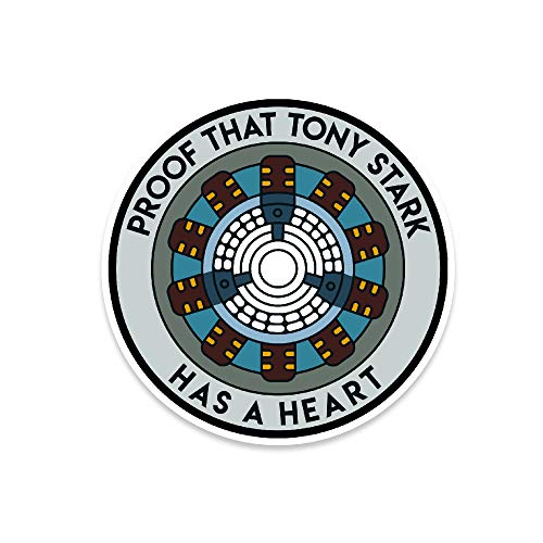 NEO Tactical Gear Proof That Tony Stark Has A Heart Ironman Avengers Vinyl Decal Made in The USA (1)