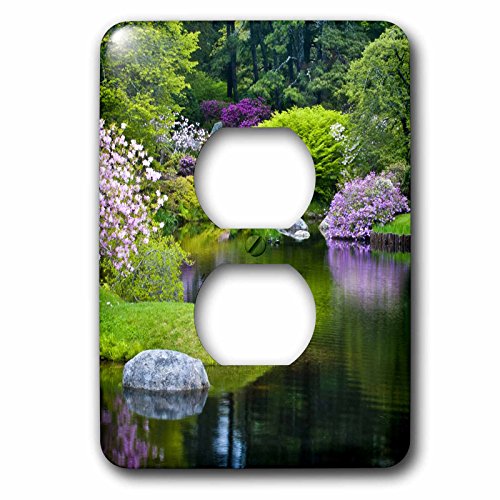 2 prises de courant 3dRose Maine Asticou Azalea Gardens Us20 - 3