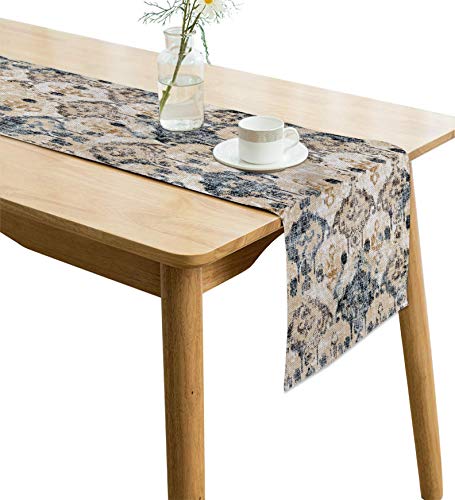 Image of Handmade Jute Table Runner, 12 x 60 Inches for 4 Seater, Heat Resistant & Non-Slip, Natural Rustic Farmhouse Decor, for Dining, Coffee & Centre Table, AATR0048