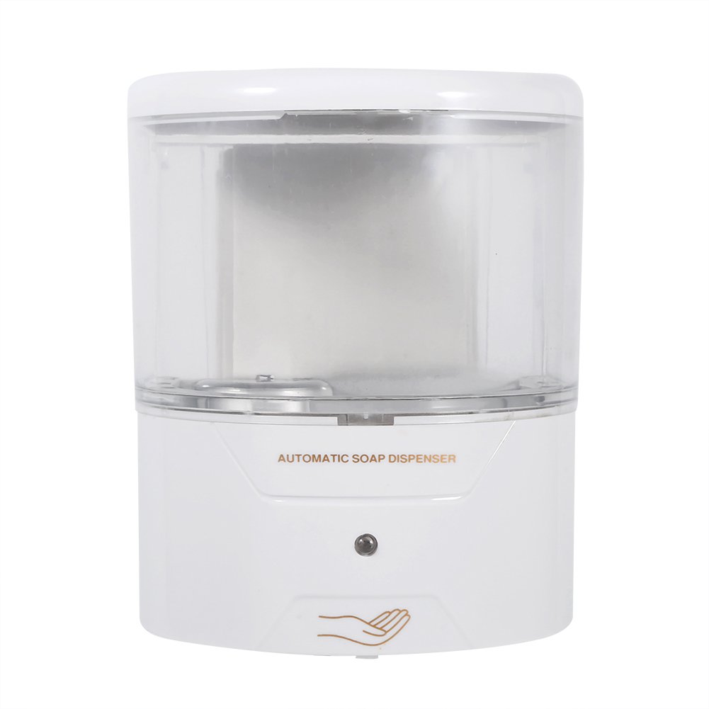 lyrlody Dispenser di Sapone Automatico, Dispenser di Sapone Elettrico Senza da 600 Ml Dispenser di Sapone a Pompa di Sapone a Parete con Movimento a Infrarossi per Servizi Igienici Hotel