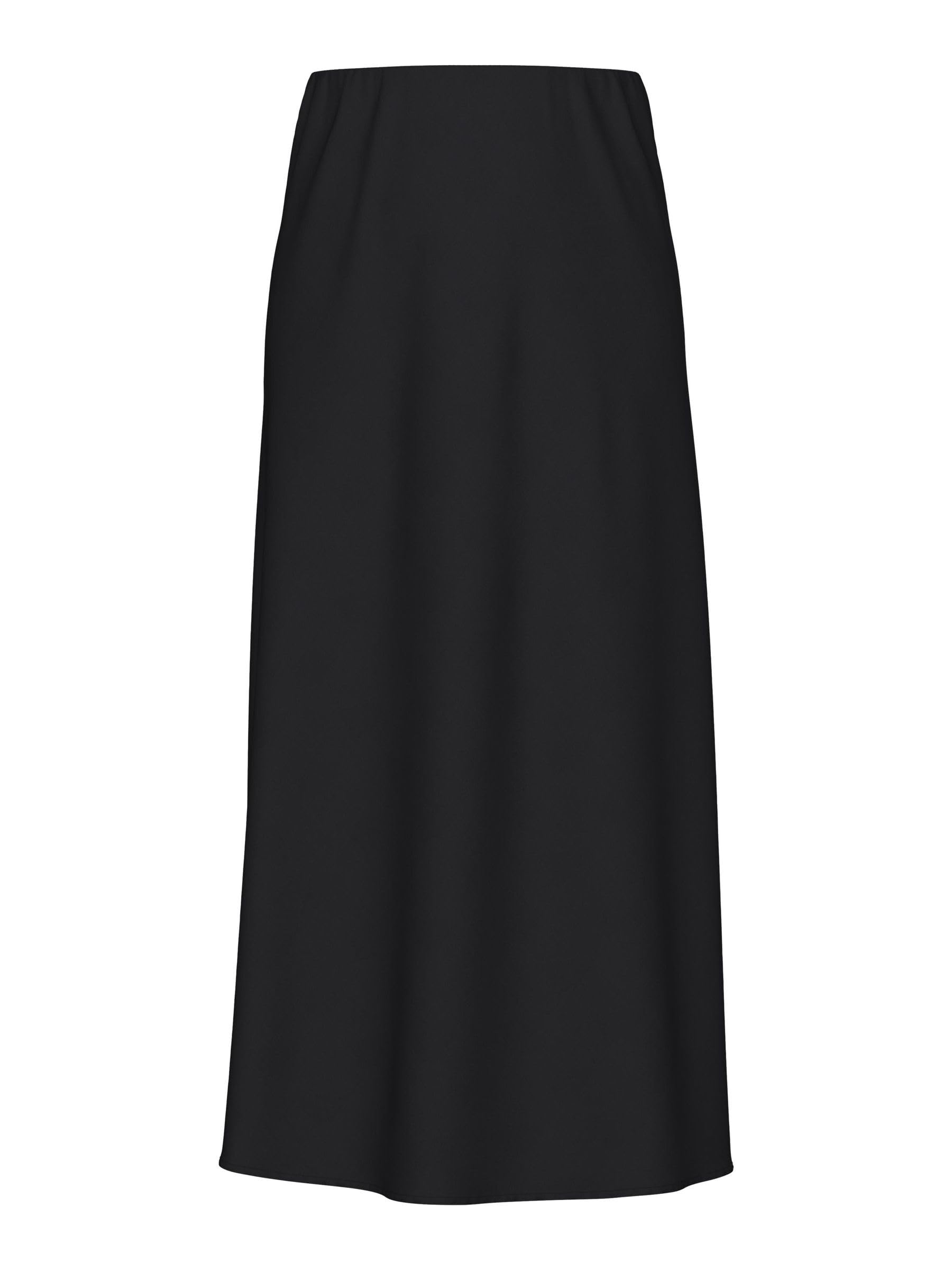 PIECES Damen Pcfranan Hw Ankle Skirt Noos Bc Rock