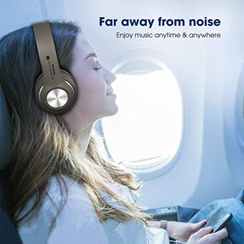 Cuffie Bluetooth Wireless Over ear G5 con Microfono e stereo Hi-Fi Ricaricabile,Auricolari Senza Fili con Paraorecchie aderenti,Cuffie Pieghevoli con Bluetooth 4.2 per Smartphone/PC/TV
