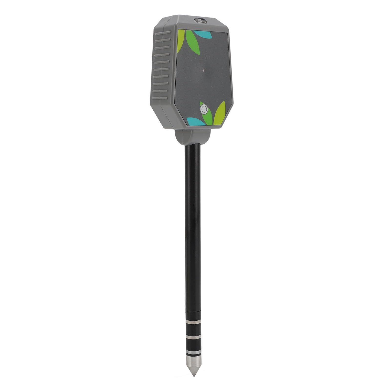 Cuifati 8 en 1 Kit de Prueba de Suelo, Medidor de Humedad del Suelo/medidor de PH EC/Intensidad Solar/probador de Suelo de Fertilidad, Pantalla LCD de Aire y Higrómetro de Suelo para el