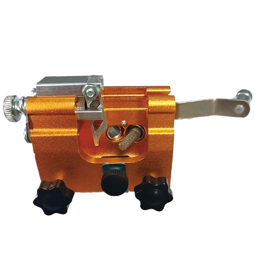 Affilacatene Portatile a Manovella, Utensile per la Molatura Manuale della Catena per Tutte le Motoseghe e Seghe - Design Compatto e Facile da Usare(Small)