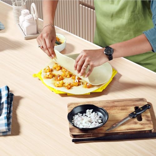 Image of samosa Maker 24 -Easy samosa Press Mould, say Goodbye to Messy samosa Patti Sheet Best for Home Made Snacks Ideal for Home & Business Easy to Making Samosa (Pack of 1) (Red)