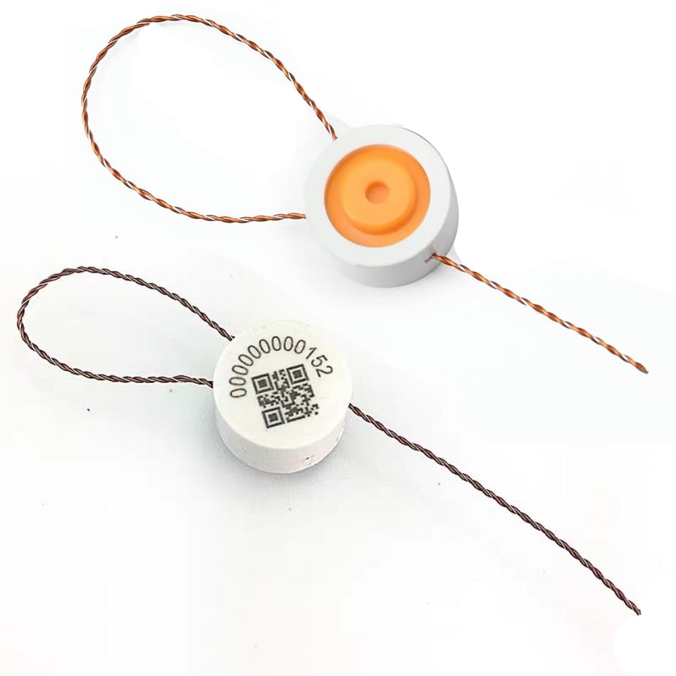 KINGCENTOrange-Code 100PCS of Button Seals Plastic Meter