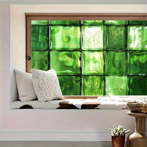 Vinilo Decorativo de Vidrio Verde MOSAICO 39.3x17.7 pulg miniatura 6