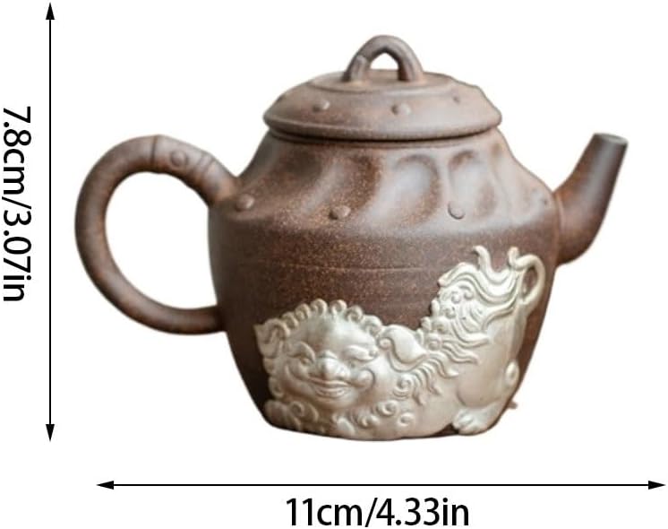 Ceramic Teapot Chinese Classical Teapot Ceramic Multifunctional Teapot Suitable for Loose Leaf Tea Teapot Restaurant Small Wine Pot Tea Pot Ceramic