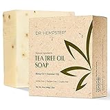Hemp and Tea Tree Soap Bar, 5 oz Bar Soap - Skin Cleansing Hemp Soap - Moisturizing, Soothing, Antioxidant Formula with Natural and Organic Ingredients - Made in the USA