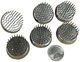JWL HAWNKOA PRODUCTS Kenzan Ikebana Flower Arranger Holder Pin Frog 34mm (1.34") (6 Items)