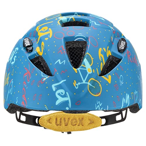 uvex Kid 2 cc - Lightweight Kids Bike Helmet for Children - Individual Fit - Upgradeable with an LED Light - Let's Ride - 46-52 cm - Image 2