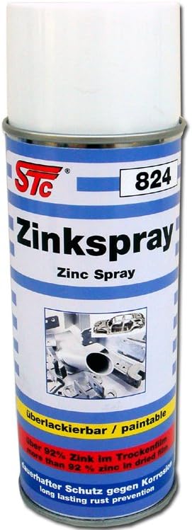PRITEX – Zinkspray Dunkel 3 X 400 Ml Als Rostschutz Für Metalle – Korrossionsschutz Grundierung – Hitzebeständige Rostschutzfarbe Bis +500°C – Hervorragendes Haftvermögen & Hohe Abriebfestigkeit