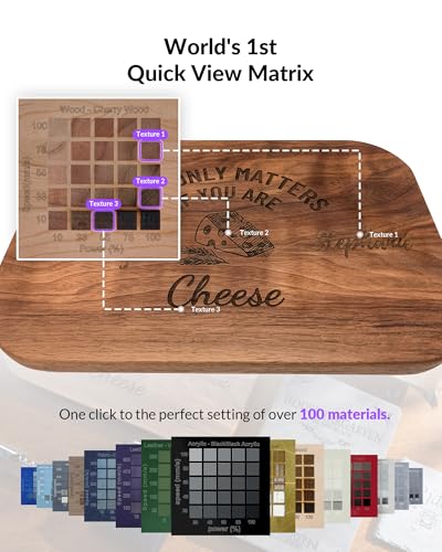 Image of WECREAT Vision 20W Laser Engraver, with Smart HD Camera & Auto-Lifting, Desktop Diode Laser Engraver and Cutter Machine for Beginners Wood Acrylic Metal Leather DIY Gift Making