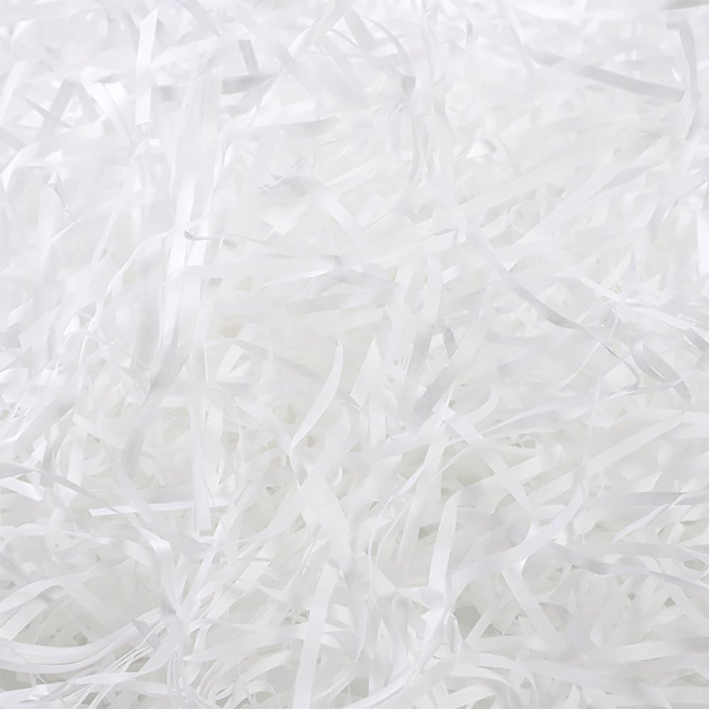 Papier de soie déchiqueté doux pour protéger les objets fragiles dans vos paniers en carton