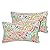 FUNHOME Outdoor Indoor Lumbar Pillow Covers ONLY, No Insert! Waterproof Fade-Resistant Patio Lumbar Cases 12” x 20”, Throw Pillowcase Shell for Couch Garden Furniture Use -Melora Paisley