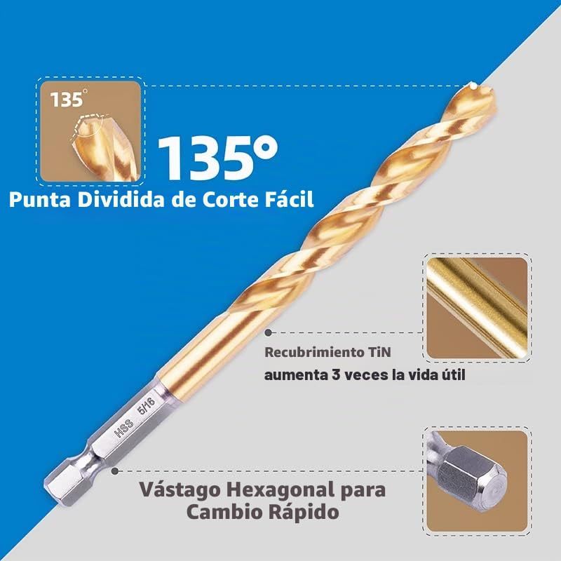 Broca hexagonal 12 Imagen adicional