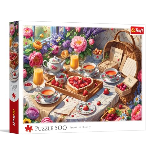 Trefl – Cadeaux pour la fête des Mères – Puzzle de 500 pièces – Puzzle à Assembler soi-même, Divertissement créatif, pour Adultes et Enfants à partir de 10 Ans