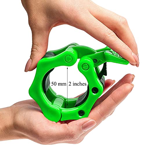 Tioamy Barbell Clamps Olympic Spinlock Collars Dumbbell Clips Weight Lifting Bar Lock Quick Release Professional Barbell Buckle 1 Pair for Gym Exercise Fitness Body Building 50 mm - Image 6