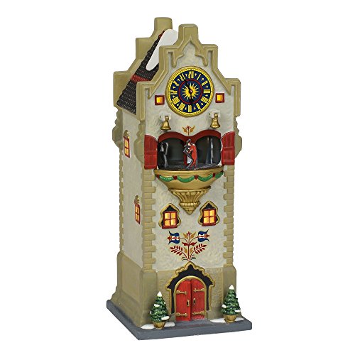 Department 56 Alpine Village Rhineland Glockenspiel Lit Animated Building, 10