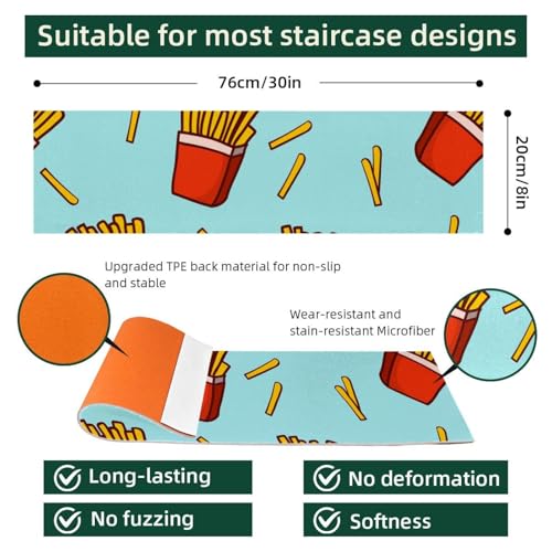 Alfombrillas para escaleras de madera sin residuos para perros 5