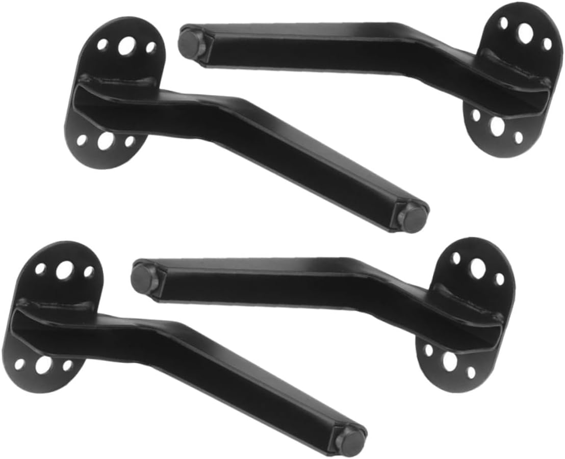 4pcs Metal Furniture Legs Sofa Cabinet Support Legs Heavy Duty Replacement Feet for Tv Stand Coffee Table, 14.5cm Matte Black