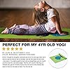 Gaiam Kids Yoga Mat Exercise Mat, Yoga for Kids with Fun Prints - Playtime for Babies, Active & Calm Toddlers and Young Children, Dino Zone, 3mm