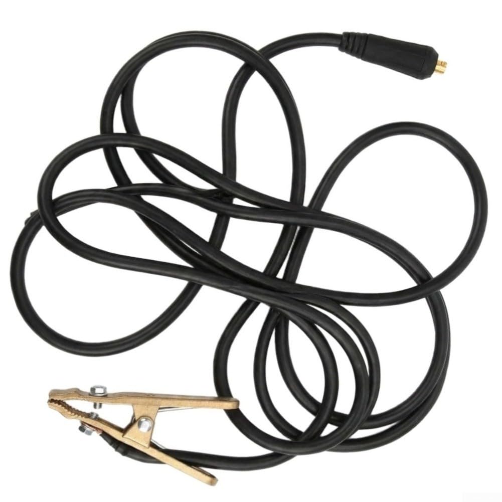 Morsetto di massa di saldatura 260 A in ottone con cavo 3 m | Alta conduttività, capacità di carico 260A, ottone resistente, cavo incluso, per mig/TIG