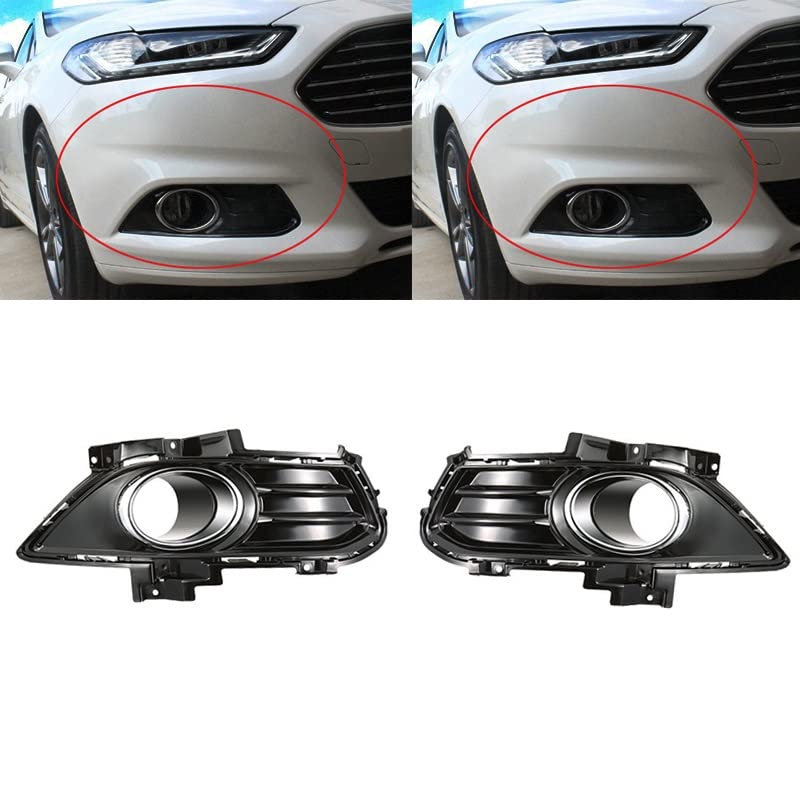 Calandre antibrouillard avant Ford Mondeo 2015 avec entourage grillé chromé - 7