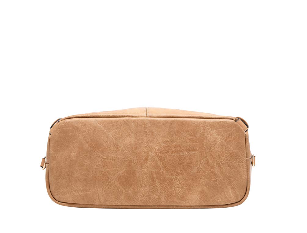 Bolso de mano para mujer, de piel sintética, con correa ajustable para el hombro