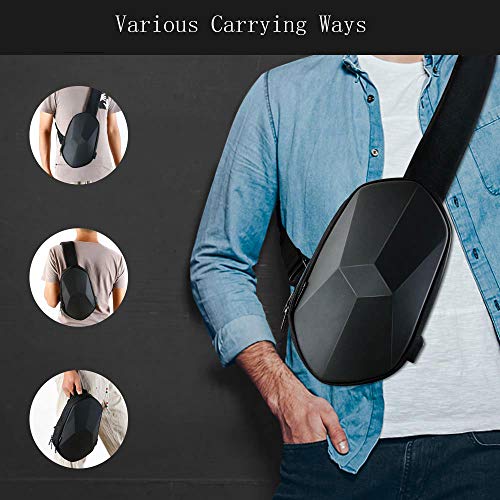 Mochila de sling, mochila tiracolo, mochila de ombro, pacote de peito, Saco de ombro crossbody imper