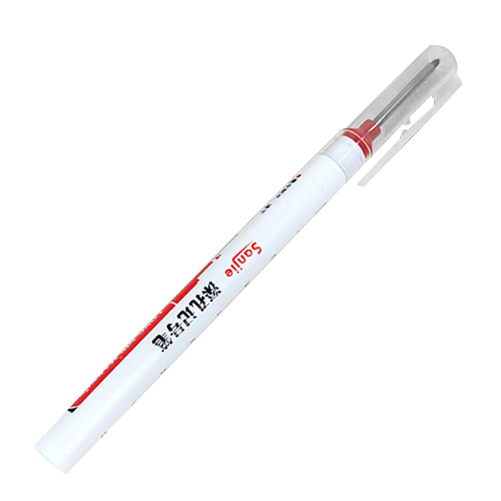 Marcador de de metal, lápiz industrial de escritura suave con tinta a base de aceite, marcador permanente para instalación de vidrio, perforación eléctrica, industria metalúrgica,