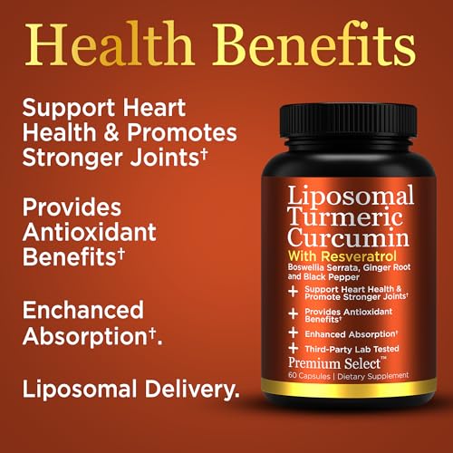Premium Select Nutrition Liposomal Turmeric Supplement