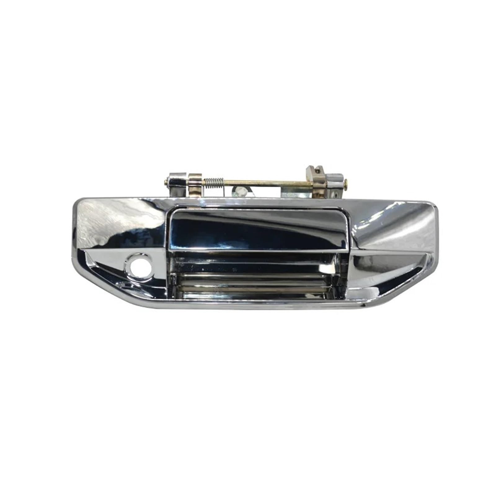Pacsci Chrome With Hole Car Outer Door Handle For Changan For Hunter For Plus For F70 Cargo Box Rear Trunk Tail Door Buckle Electroplating Handle Chrome Tailgate(Chrome With Hole)