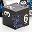 Black With Glitter Blue