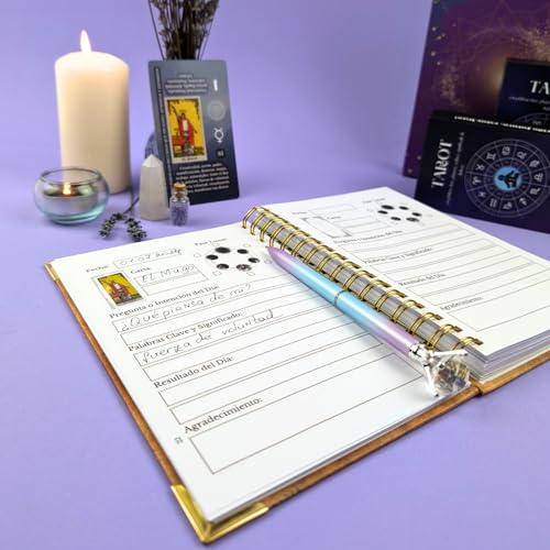 Diario de Tarot con Pegatinas para Aprender Fácilmente Diario de Tarot con Pegatinas para Aprender Fácilmente