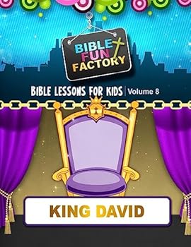 Paperback Bible Lessons for Kids: King David Book