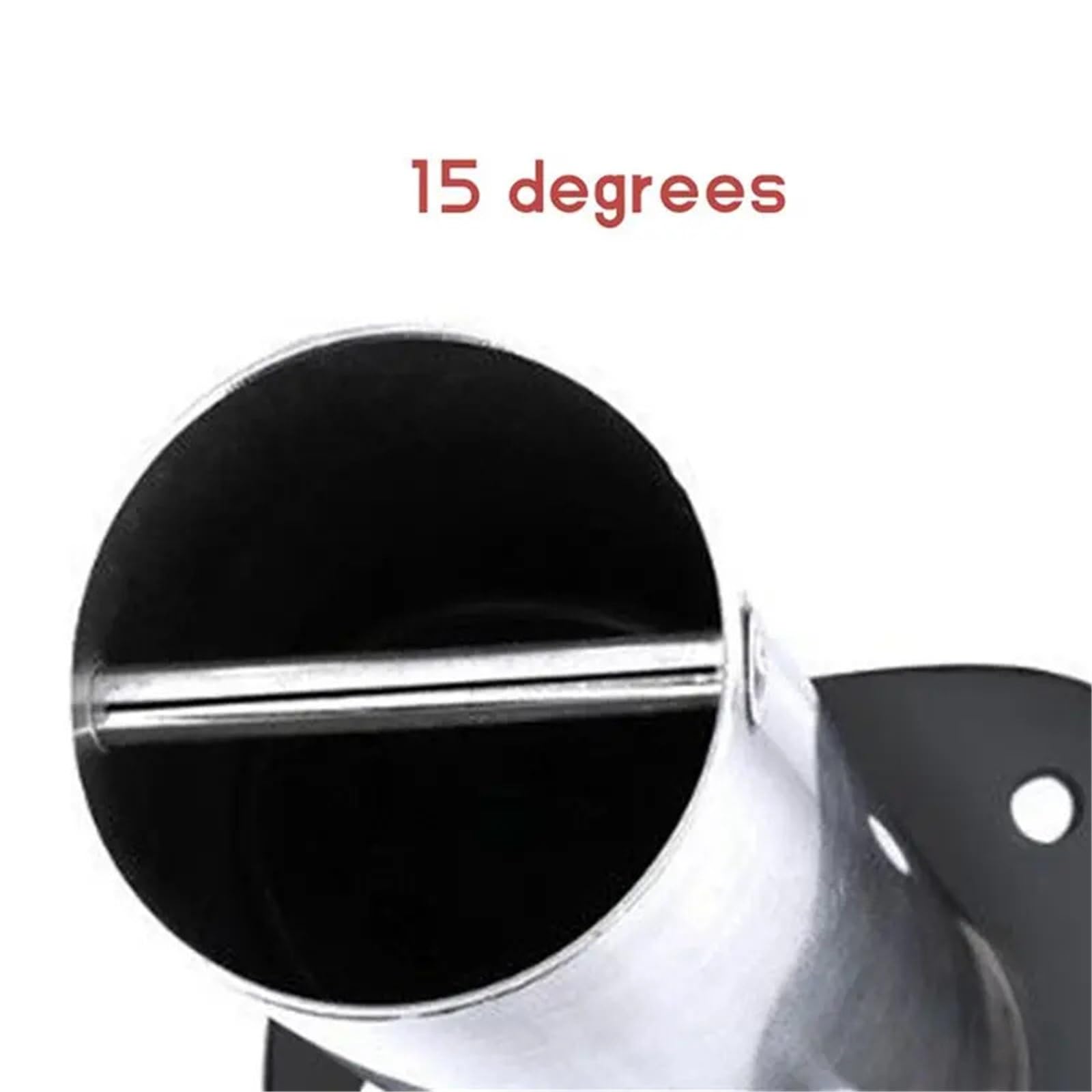 Supporto for Canna da Pesca in Acciaio Inossidabile con Supporto for Canna da Pesca da 2 Pezzi da 15 Gradi