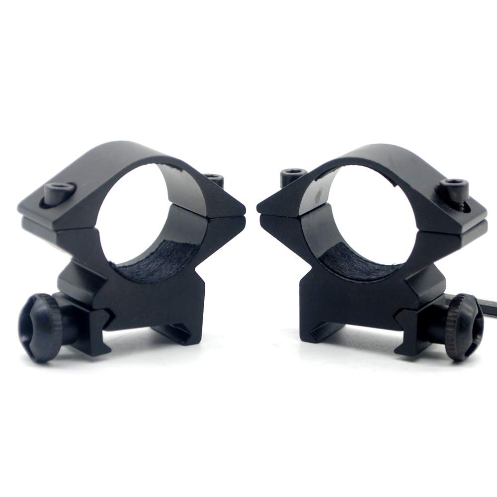 Paire De Colliers De Visée TRIROCK Profil Bas – 25,4 Mm (1 Pouce) Pour Lunette Ou Lampe, Rail Weaver/Picatinny 21 Mm