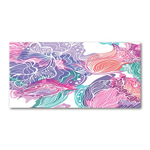 Splashback guard Tulup multicolore - Crédence de cuisine fleurs 100x50