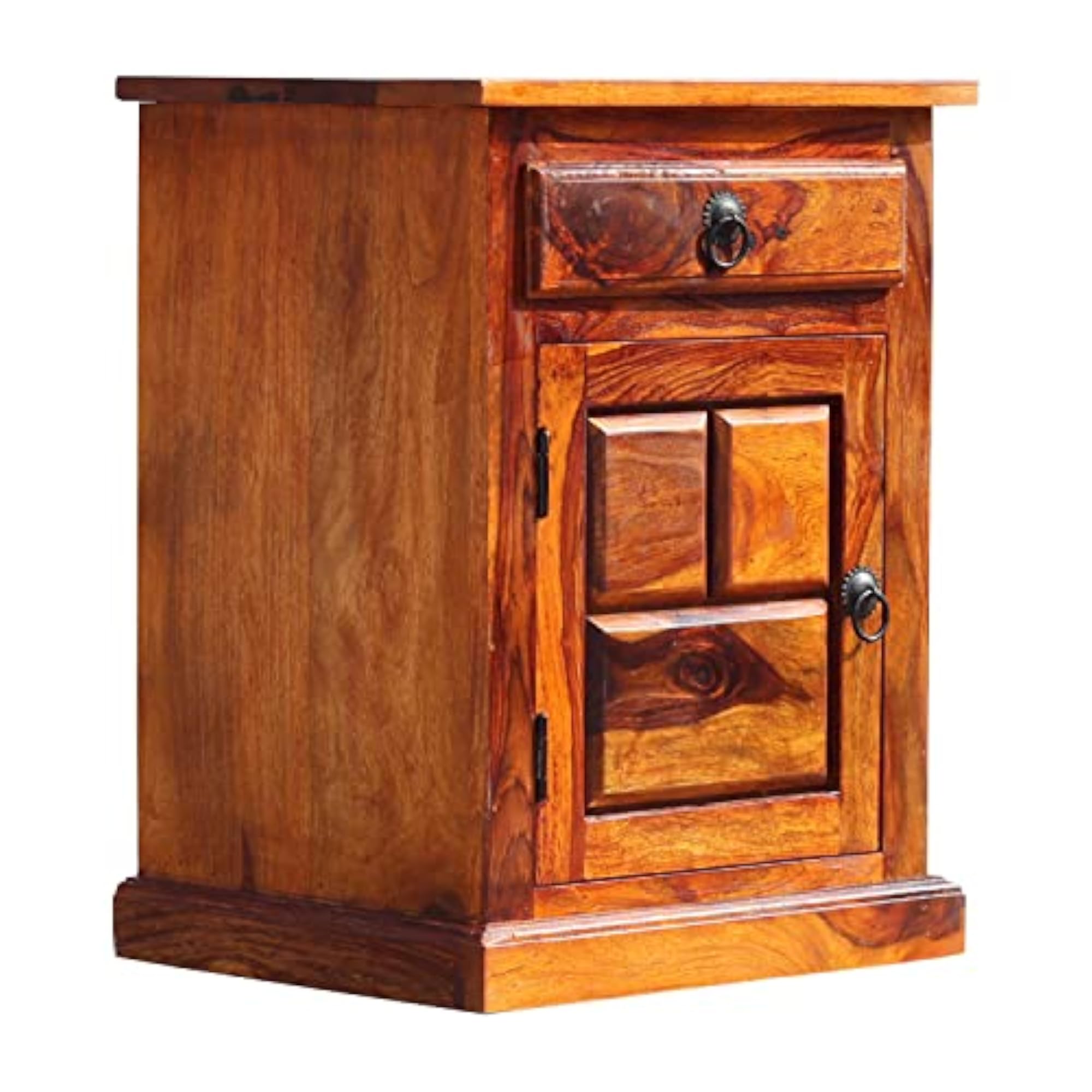 Laxmi Handicraft Tetric Vector Bedside Table with Drawer