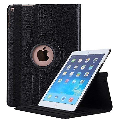 Image of Mcart Rotate Flip ipad Cover iPad 9.7 case 2018 /2017 5th ipad case 6th Generation Black