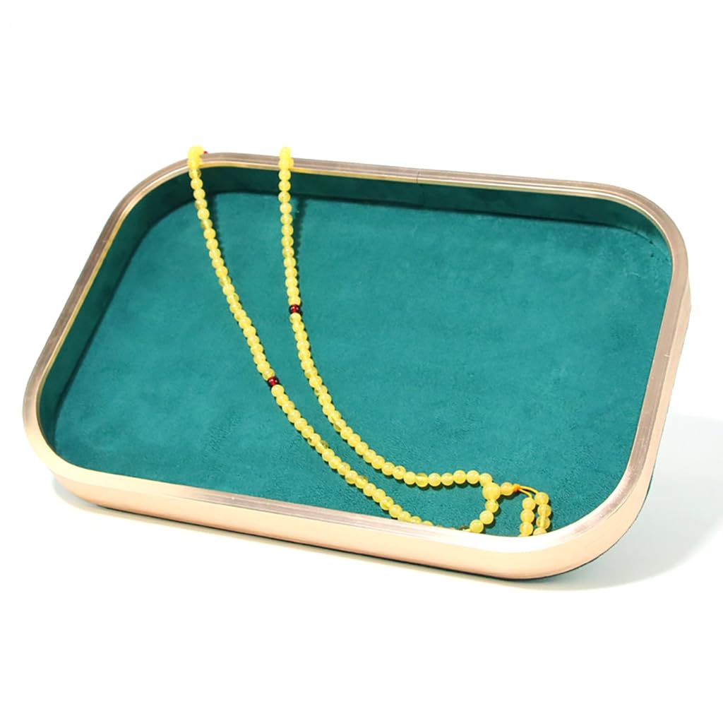 Plateau de présentation empilable en velours pour bijoux